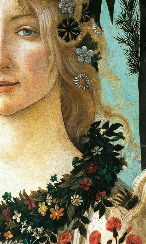 La Primavera Detail Sandro Botticelli Tempera On Panel Ca 1482 Uffizi