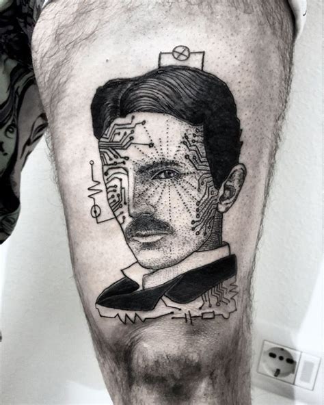 Nikola Tesla Tattoo Ideas