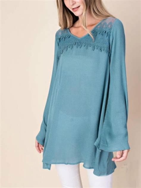 Pin By Audreys On Ideas In 2020 Green Tunic Tops Umgee Clothing