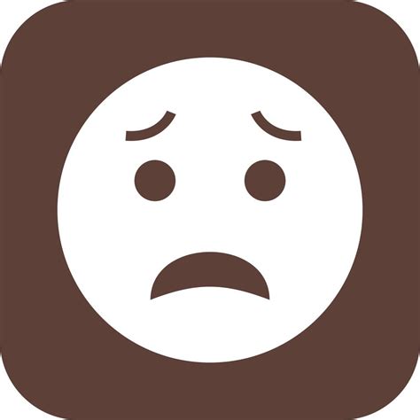 Ícone de vetor emoji com medo 378982 Vetor no Vecteezy