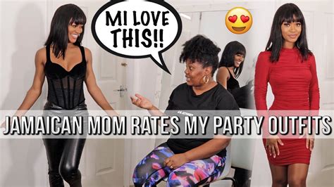 My Jamaican Mom Rates My Sexy Party Outfits Kaz Kamwi X Boux Avenue Try On Haul