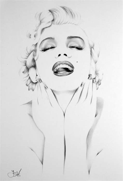 Marilyn Monroe Drawing Pencil