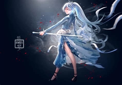 Wallpaper Schnee Anime Girl Ice Sword 2500x1750 Wallpaper
