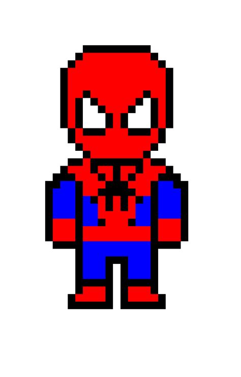 Pixel Art Facile Spiderman Spiderman Pixel Art Maker Included