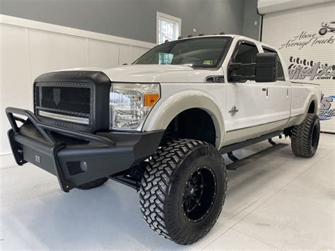 2011 Ford F 350 Super Duty Lariat 4x4 Lifted 67 Diesel Coil Over Work Truck Lifted Ford