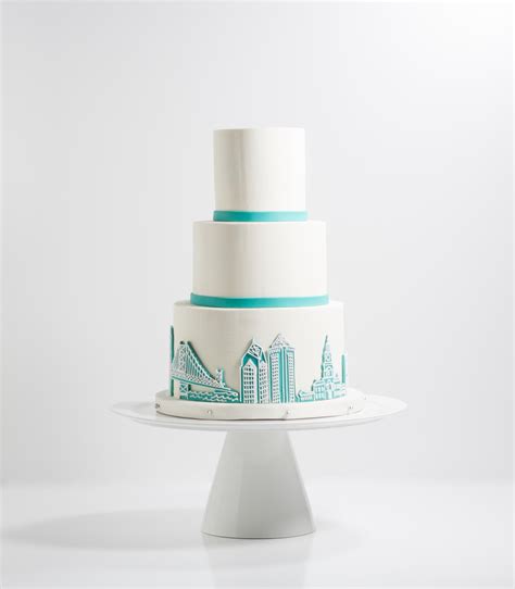 When it comes to the average cost of wedding cake, you may have to choose between taste and flavor and an elaborate design, which will stun your wedding guests but affect the prices of wedding. Philadelphia Wedding Cakes | Skyline wedding, Wedding ...