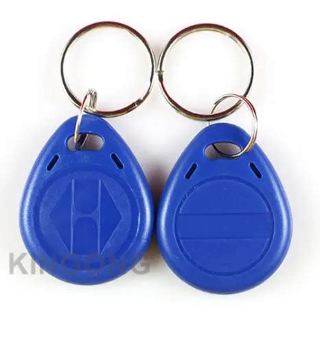 50pcs T5577 125khz Rewrite Writable Rfid Keyfob Tag For Hotel Key In