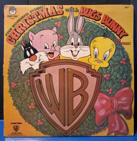 Vintage Record Album Christmas With Bugs Bunny And Friends Starring