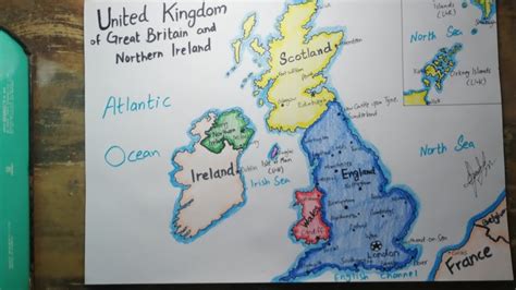 How To Draw Map Of The United Kingdomuk 🇬🇧 Saad Youtube