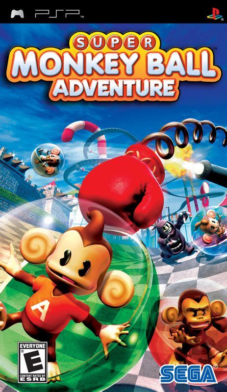 Super Monkey Ball Adventure 2006 Psp Box Cover Art Mobygames