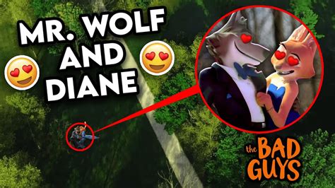 DRONE CATCHES MR WOLF AND DIANE KISSING IN THE FOREST THE BAD GUYS YouTube