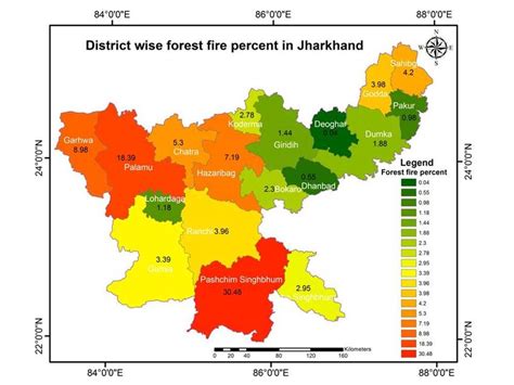 District Wise Forest Fire In Jharkhand Download Scientific Diagram