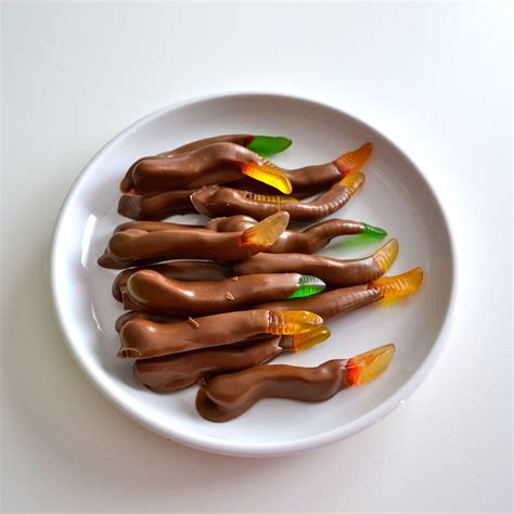 Chocolate Covered Gummy Worms By Nicolestreats On Etsy