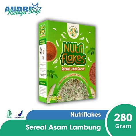 Jual Nutriflakes Solusi Asam Lambung Dan Maag Sereal Umbi Garut