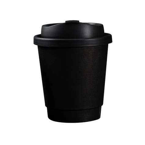 50pcs Pack Disposable Matte Black Coffee Paper Cup Hot Drinking Cup Double Layer Thickened