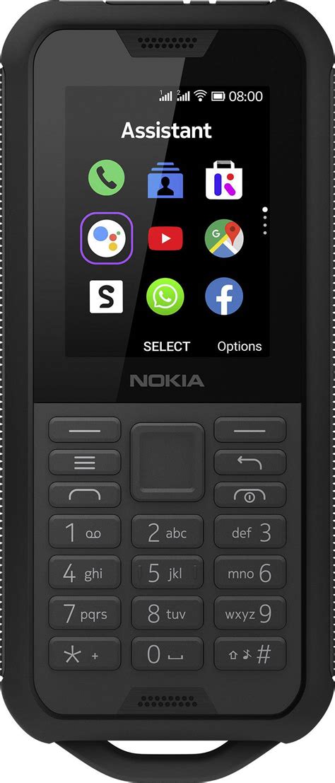 Nokia 800 Tough Outdoor Mobile Phone Black