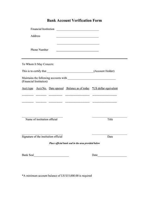 Account Verification Form Fill Out And Sign Online Dochub