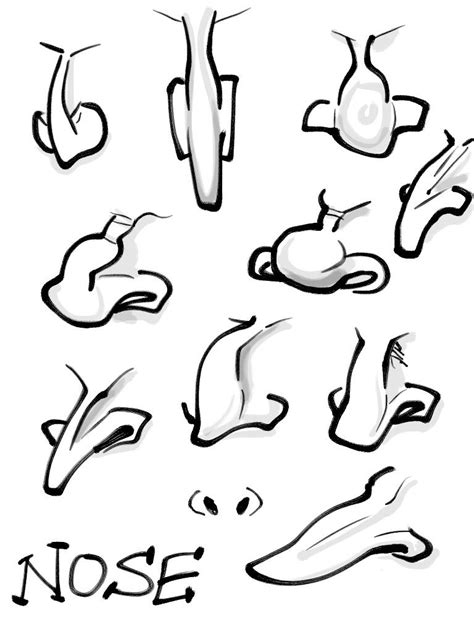 How To Draw Cartoon Noses