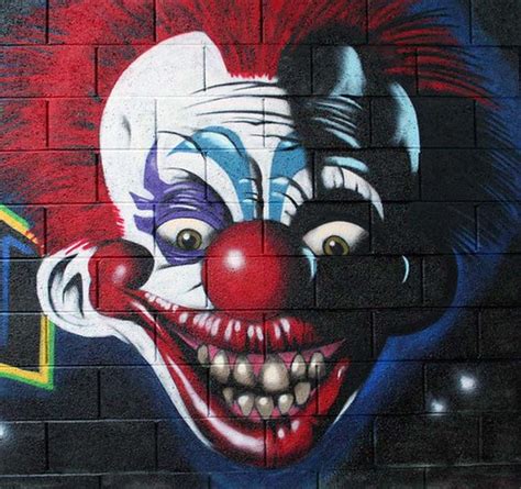Evil Clown Graffiti Brian Carroll Flickr