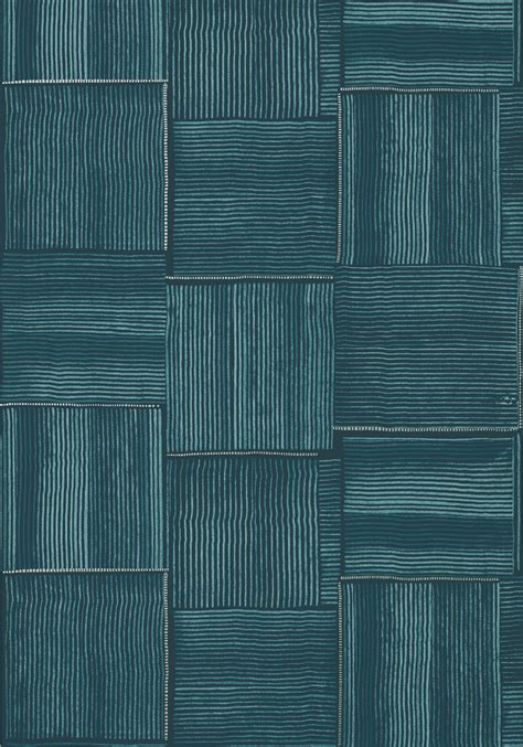 T422 Hayworth Wallpaper Turquoise And Blue From The Thibaut Modern