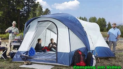 Ridgeway By Kelty Skyliner 14 Person Cabin Tent Youtube
