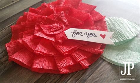 How To Make Crepe Paper Flowers May Flowers Challenge Tombow Usa Blog