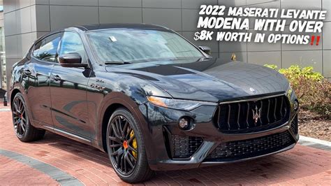 The Maserati Levante Modena Makes Its Debut As Practical But Monstrous Suv Youtube