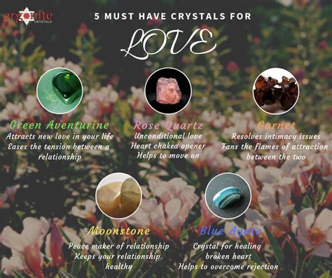 5 Must Have Crystals For Love Crystals Orgonite Crystals And Gemstones