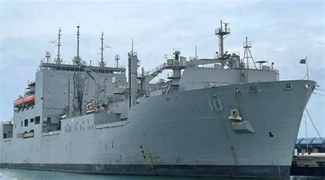 First Us Navy Ship Arrives At Kattupalli Port For Repairs The Daily