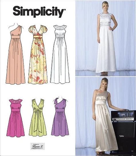 Womens Formal Dress Pattern Simplicity 2692 by BaublesAndKitsch