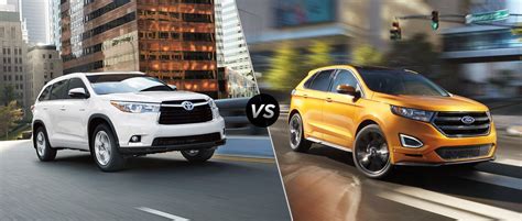 Which Is Bigger Toyota Highlander Or Ford Edge? 2