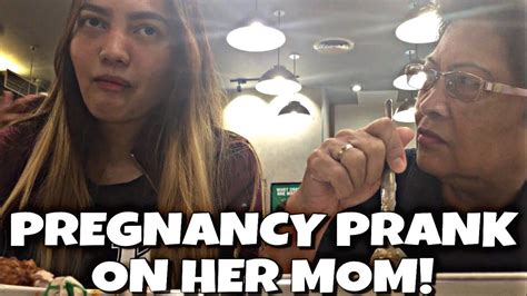 Pregnancy Prank On Her Mom Gone Wrong Youtube