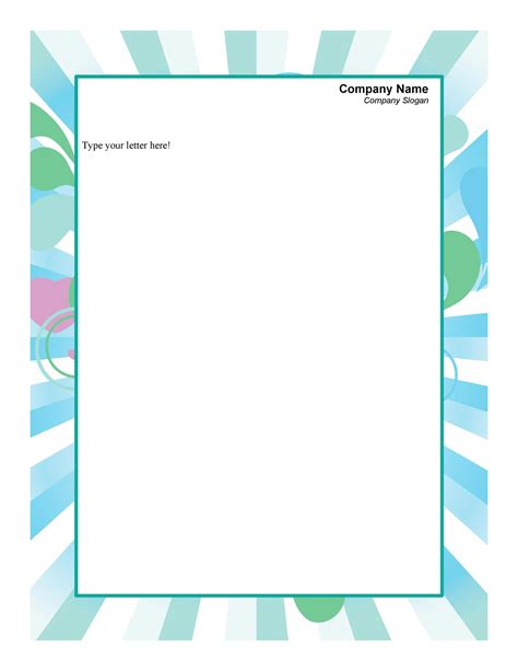 34 Free Printable Letterhead Templates Letterhead Template Company
