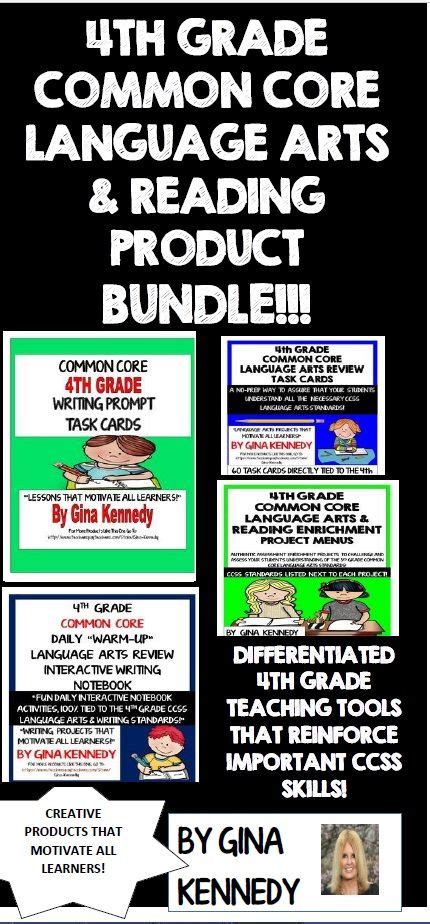 4th Grade Language Arts Bundle Standards Aligned Reading And Writing