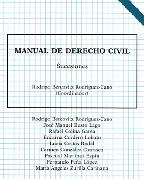 Librería Dykinson Manual De Derecho Civil Sucesiones Bercovitz
