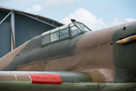 Nền Máy Bay Chiến đấu Người Anh Từ Buồng Lái Bão Ww2 Hawker Hình Chụp
