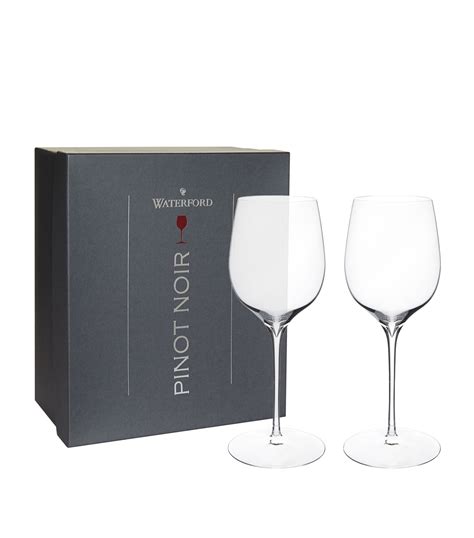 waterford elegance pinot noir wine glass set of 2 harrods us