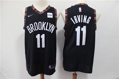 I wish we could wear it more than 16. New Nets 11 Kyrie Irving Black City Edition Nike Swingman ...
