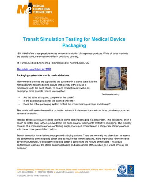 ASTM D4169 Standard Practice for Performance Testing of Shipping