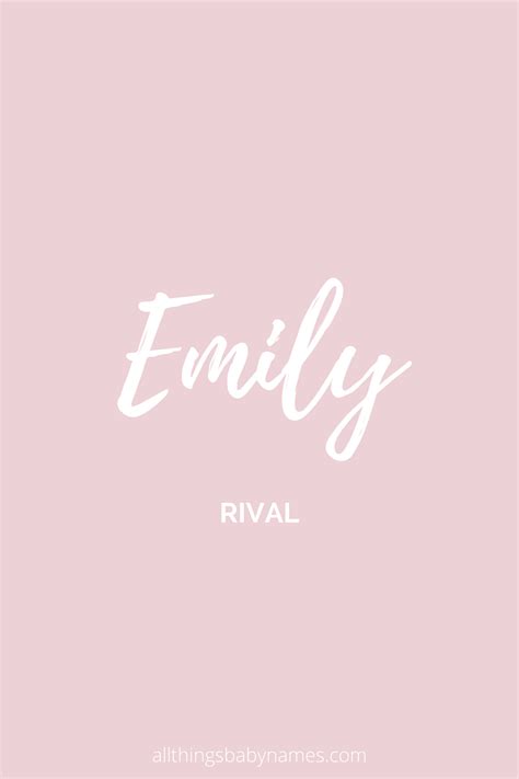 Emily Meaning Origin Name Combinations Popularity More Artofit