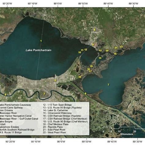 Maps Of Lake Pontchartrain