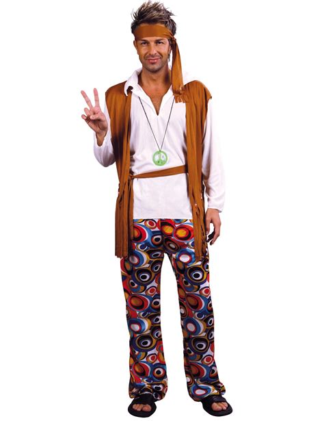 déguisement hippie marron et blanc homme en 2020 disfraz de hippie vestuario hippie y