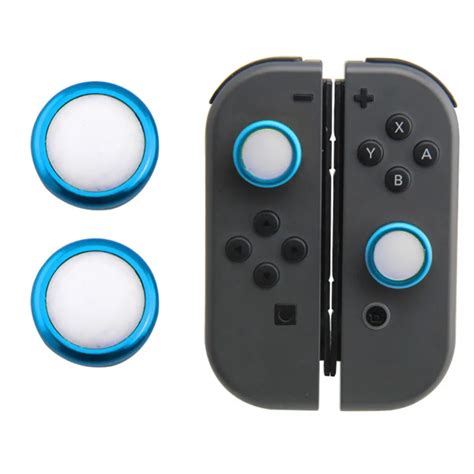 2pcs Silicone Thumb Grip Stick Caps For Nintendo Switch Joy Con