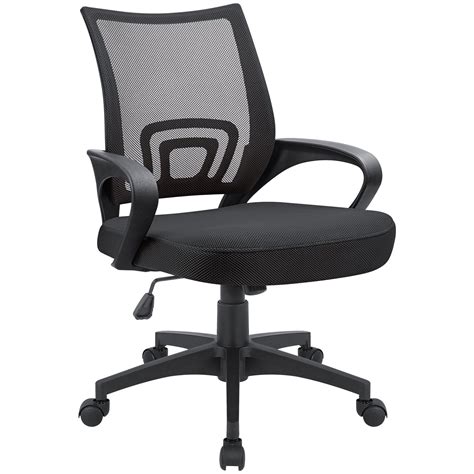 Walnew Mid Back Office Desk Chair With Lumbar Support Computer