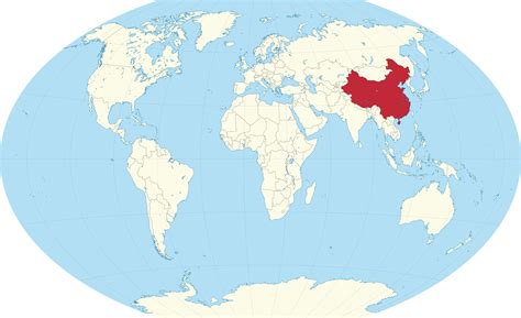 China Mapa Mundial