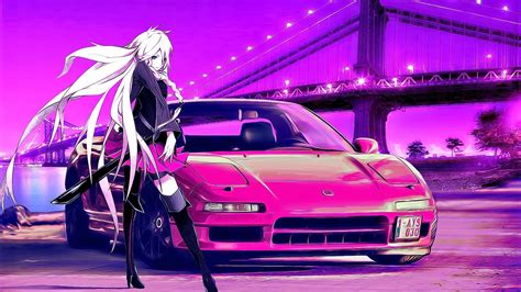 Aesthetic Anime Car Wallpapers Wallpaper Cave