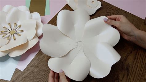 Large Paper Flower Tutorial Diy Fancybloom