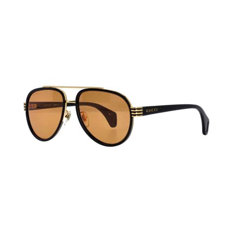 gucci sunglasses gg0447s black brown luxity