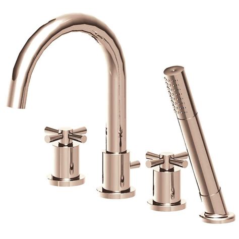 Find roman tub faucets here at vintage tub & bath. Belle Foret Modern Cross 2-Handle Deck-Mount Roman Tub ...