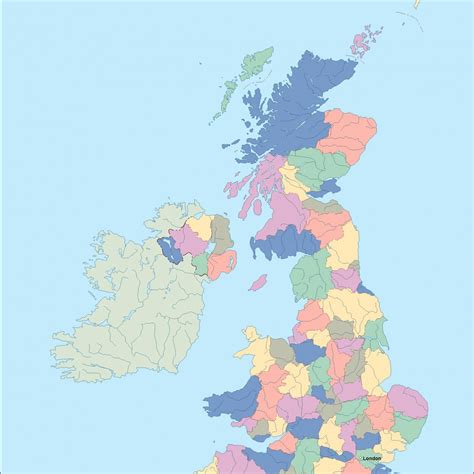 United Kingdom Maps Download Vector Maps For Adobe Illustrator